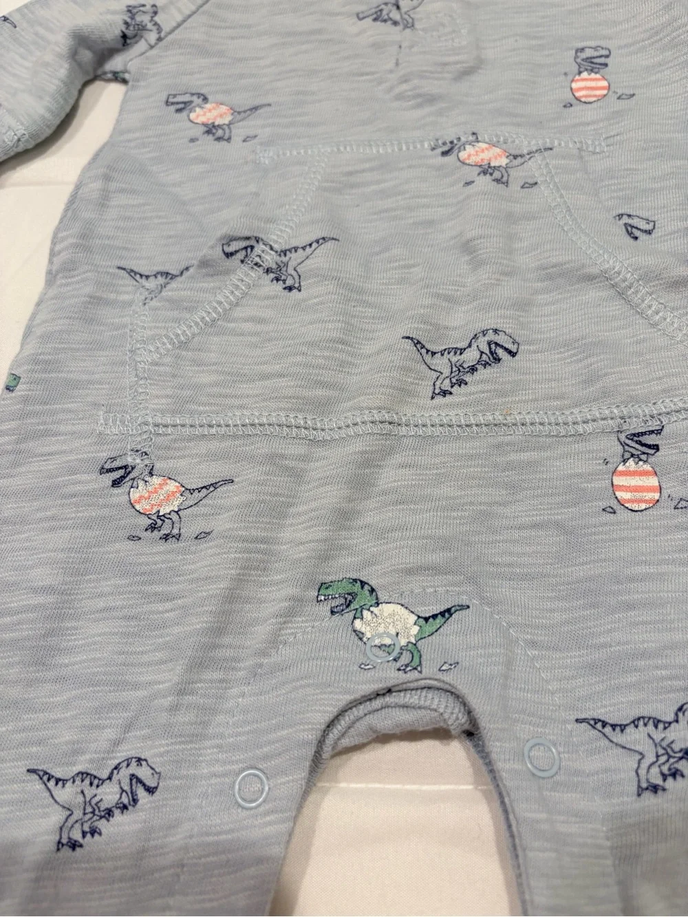 GAP Light Blue Printed Dino One-Piece-NWT